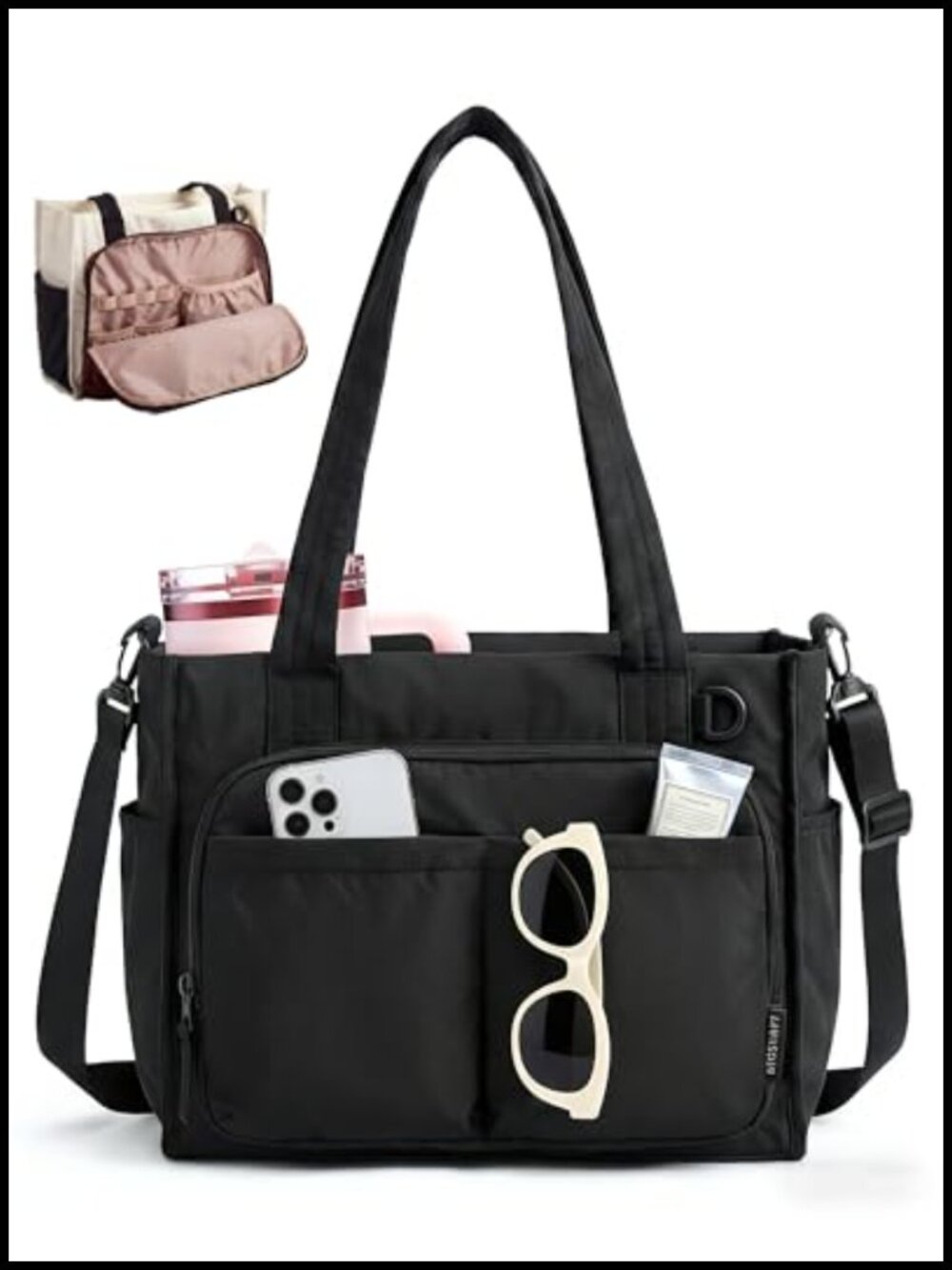 Puffer Laptop Tote Bag 13in Sleeve Water Resistant Quilted Shoulder Handbag